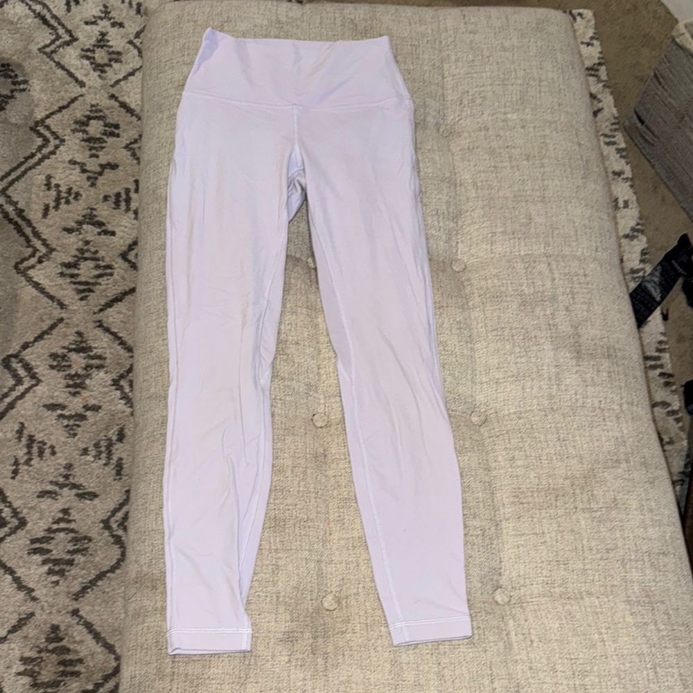 Lululemon Lavender High-Waisted Leggings